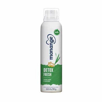 Desodorante Feminino Monange Detox Fresh aerossol,150mL - Drogaria Poupa Centro
