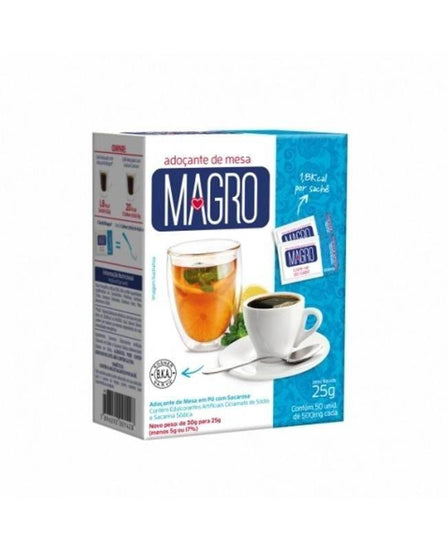 Adocante De Mesa Magro Sacarose C/50 Saches - Drogaria Poupa Centro