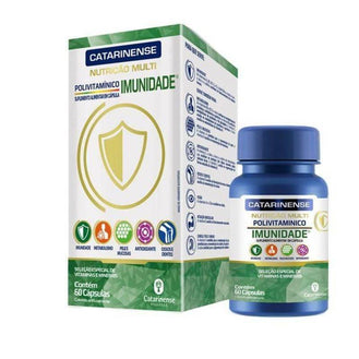POLIVITAMINICO CATARINENSE IMUNIDADE MULTI NUTRICAO 60CAPS - Drogaria Poupa Centro