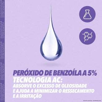 Gel de Tratamento Antiacne Dermotivin Benzac com 15g