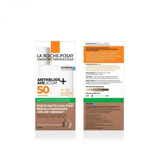 Protetor Solar Facial Anthelios Airlicium La Roche-Posay Cor 4.0 FPS 50 Com 40ml - Drogaria Poupa Centro