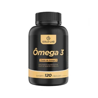 Ômega 3 Gold Lab 1400mg com 120 Cápsulas - Drogaria Poupa Centro