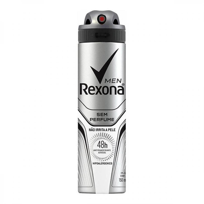Desodorante Rexona Aerosol Masculino Sem Perfume 90g - Drogaria Poupa Centro