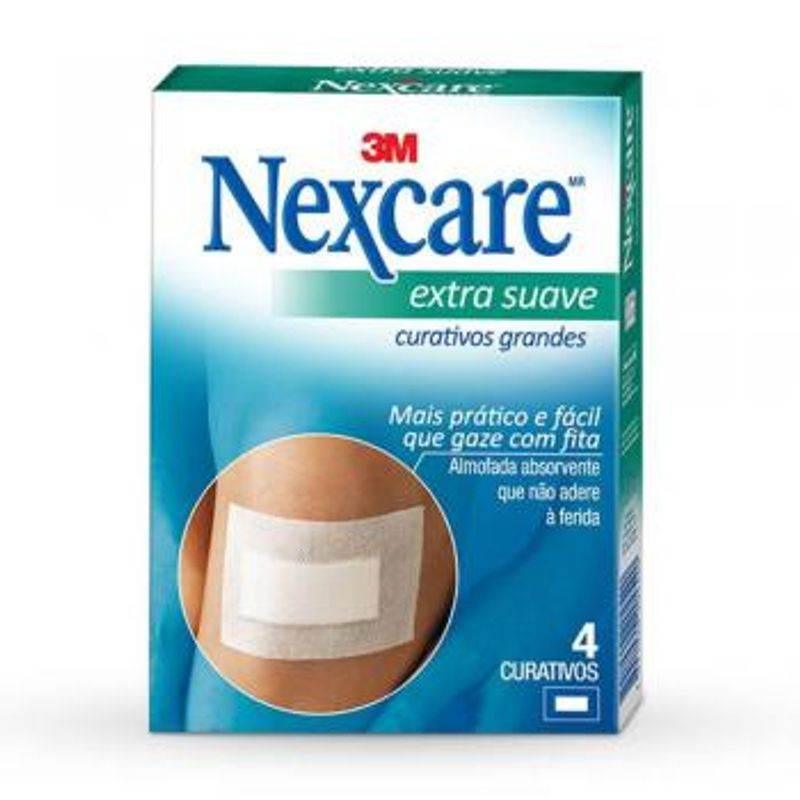 Curativo Grande Nexcare Extra Suave c/4 - Drogaria Poupa Centro