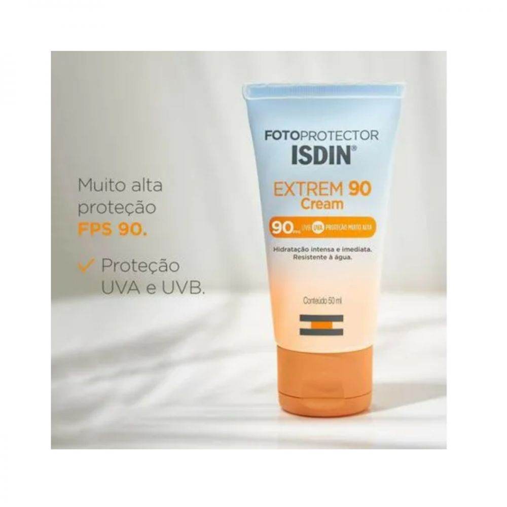 Protetor Solar Fotoprotetor ISDIN Extrem FPS90 - 50ML - Drogaria Poupa Centro