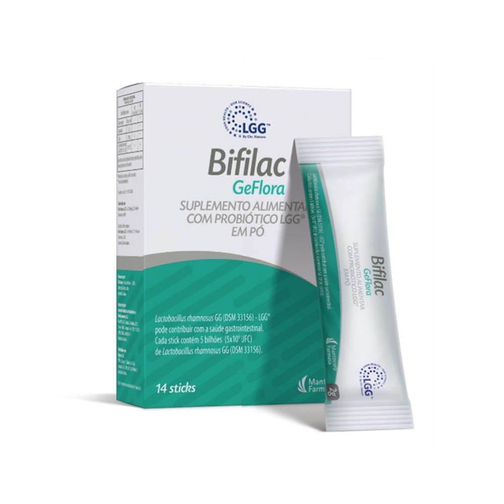 Bifilac Geflora 14 Sachês - Drogaria Poupa Centro