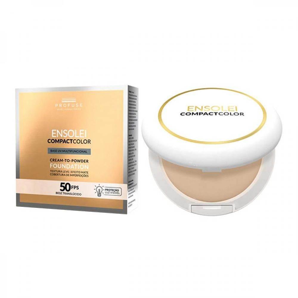 Protetor Solar Facial Pó Profuse Ensolei FPS 50 Com 10g - Drogaria Poupa Centro