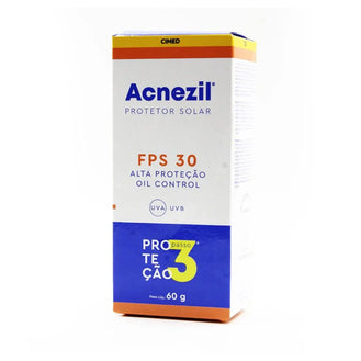 Protetor Solar Facial Acnezil FPS 30 Oil Control - 60g