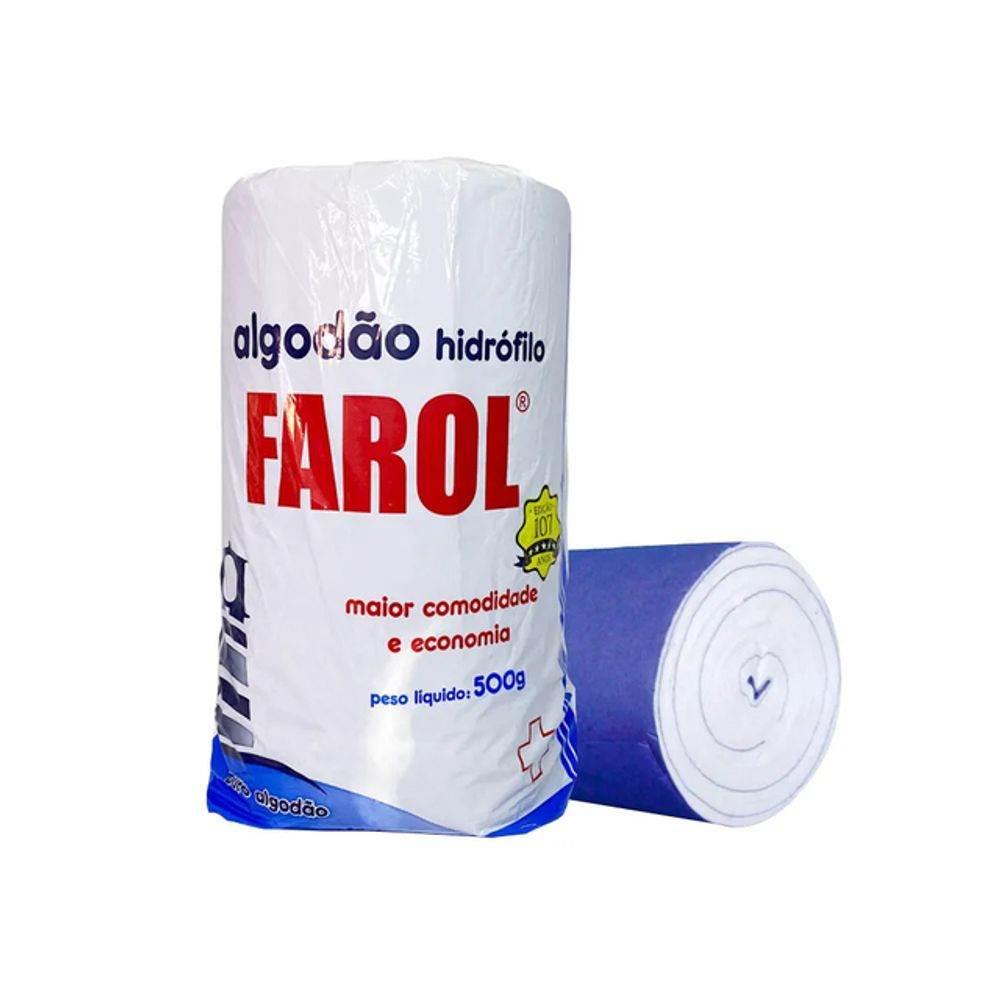 Algodão Hidrófilo 500g Farol - Drogaria Poupa Centro