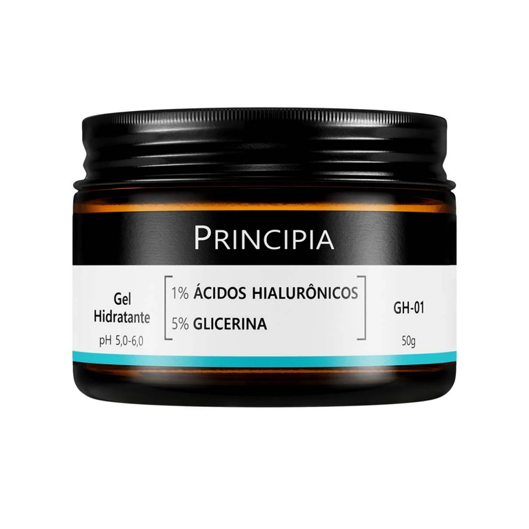 Gel Hidratante GH-01 Principia 1% Ácidos Hialurônicos 5% Glicerina 50g