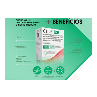 Suplemento Alimentar Calde Max - 30 Comprimidos