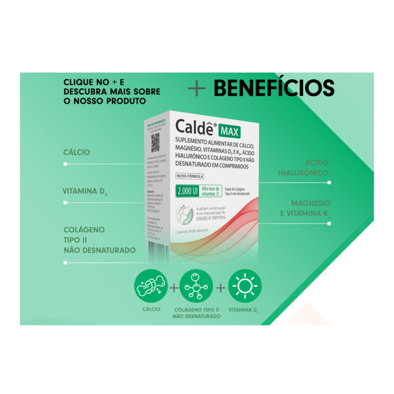 Suplemento Alimentar Calde Max - 30 Comprimidos