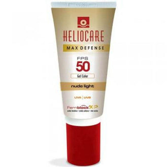 Protetor Solar Facial Heliocare Max Defense FPS 50 Nude Light 50g - Drogaria Poupa Centro
