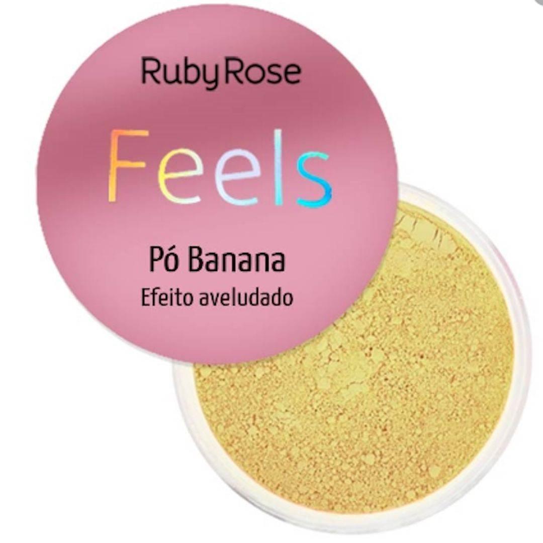 Pó Banana Feels Facial Ruby Rose 15g - Drogaria Poupa Centro