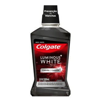 Colgate Enxaguante Bucal Clareador Luminous White Carvão 500Ml
