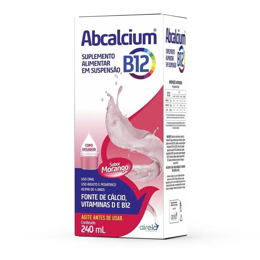 Abcalcium B12 240ML - Drogaria Poupa Centro