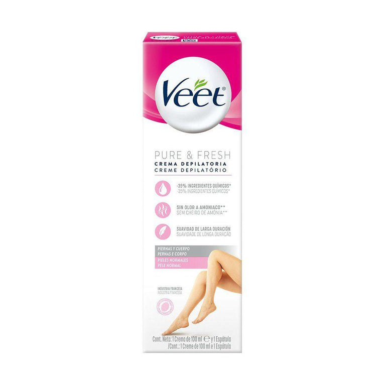 Creme Depilatório Veet Pure e Fresh 100ml - Drogaria Poupa Centro