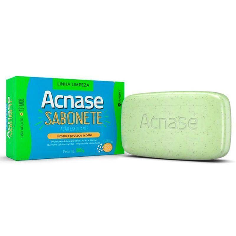 Sabonete Clean Esfoliante Acnase 80G - Drogaria Poupa Centro
