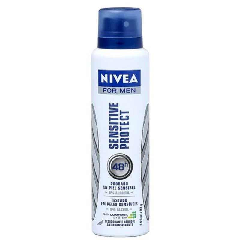 Desodorante Masculino Nivea Men Protect sensitive 150mL - Drogaria Poupa Centro