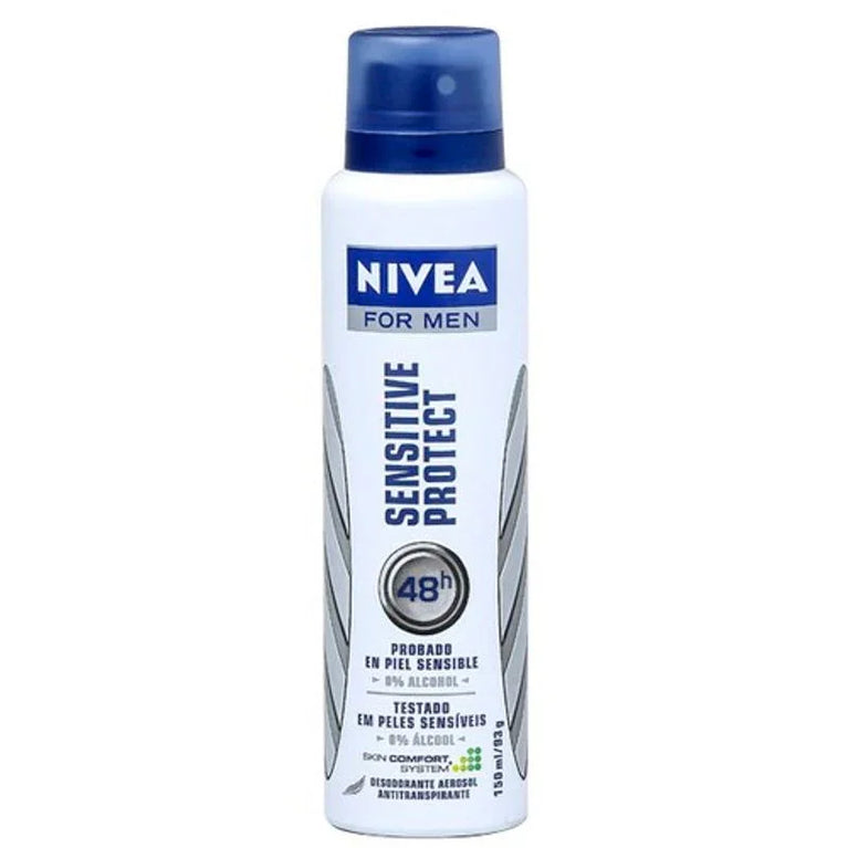 Desodorante Masculino Nivea Men Protect sensitive 150mL - Drogaria Poupa Centro