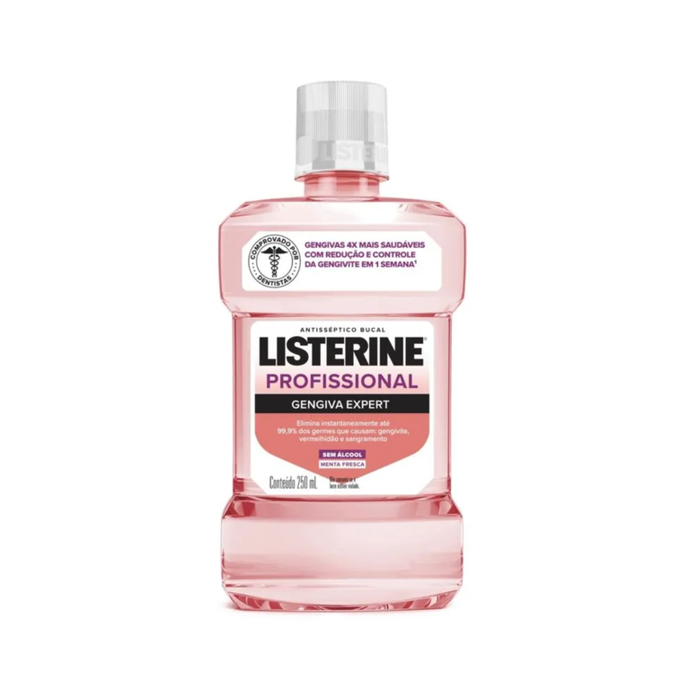 Antisséptico Bucal Listerine Profissional Genviva Exp 250ml VALIDADE 10/2026
