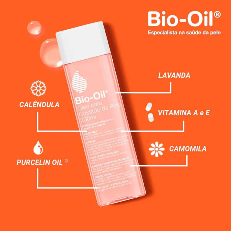 Óleo Corporal Bio-Oil Antiestrias e Cicatrizante 60ml