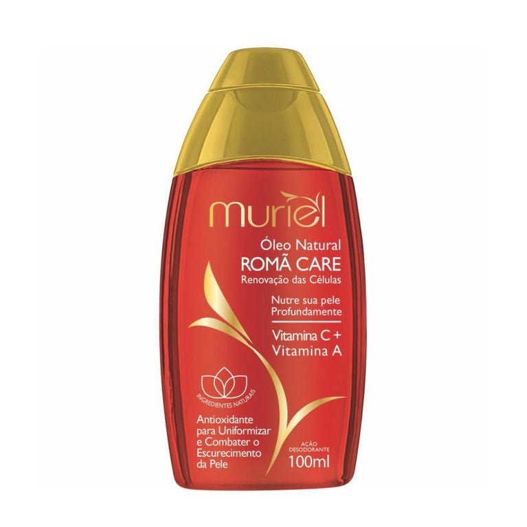Óleo Corporal Natural Muriel Romã Care 100ml