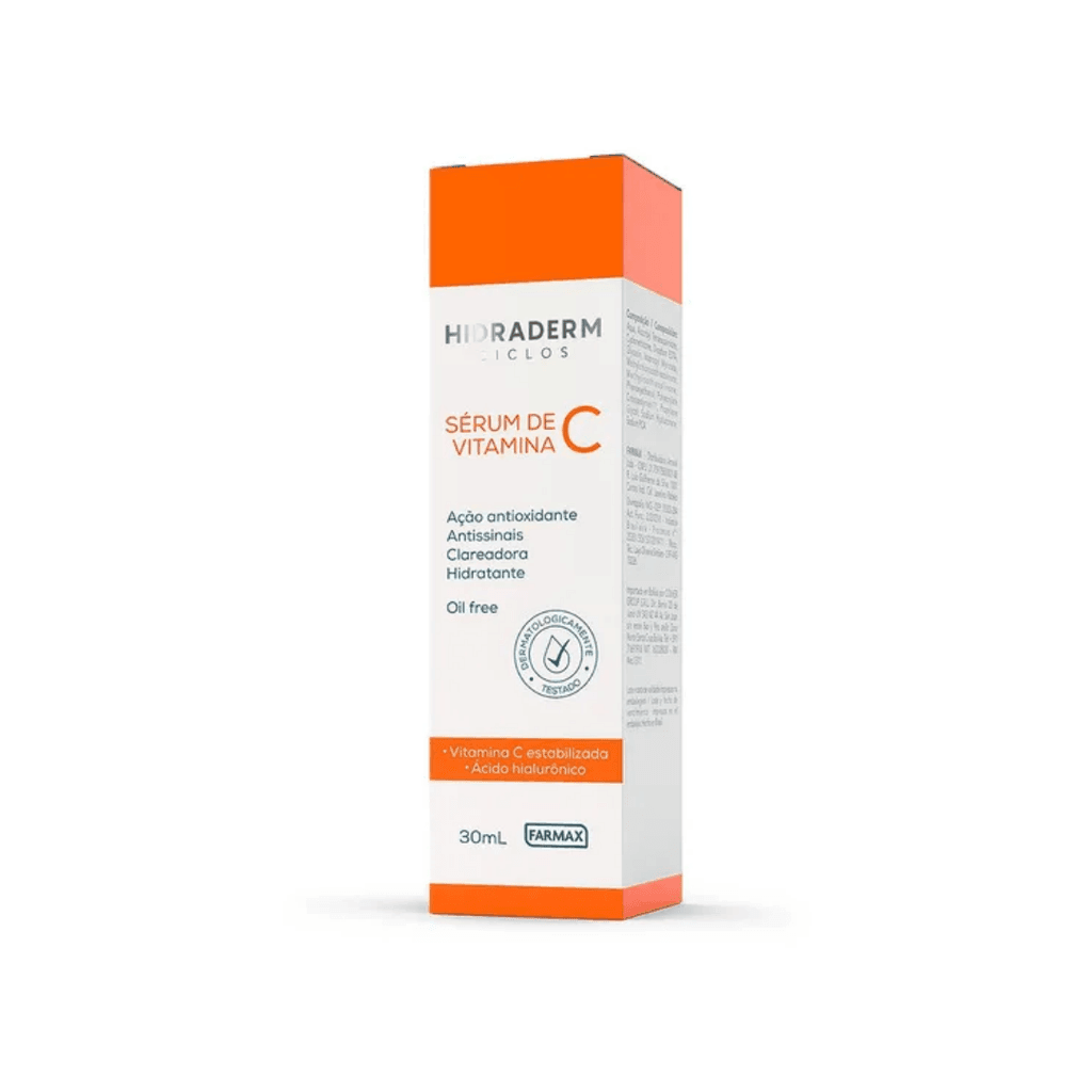Sérum Facial Hidraderm Ciclos Vitamina C 30mL - Drogaria Poupa Centro