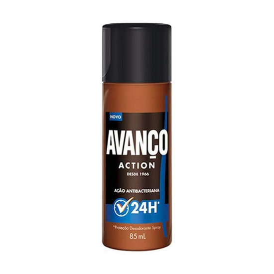 Desodorante Masculino Avanco action, spray, 85mL - Drogaria Poupa Centro