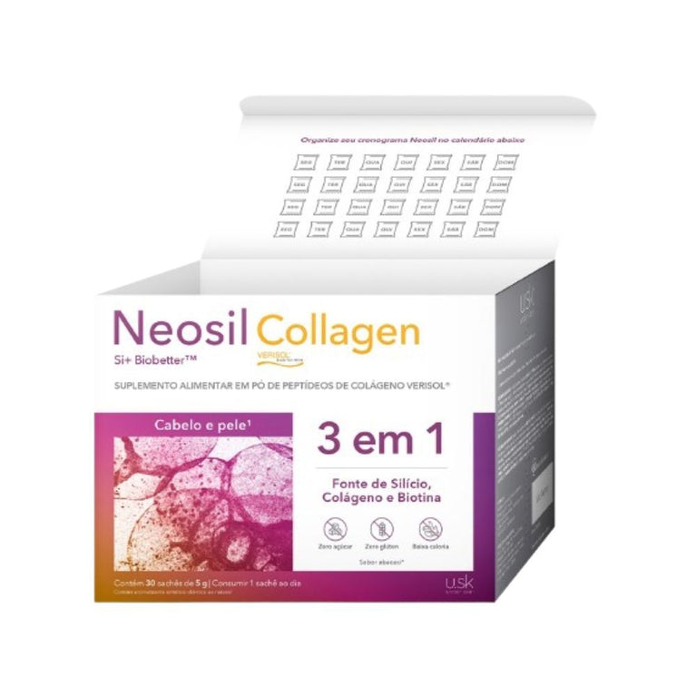 Colágeno Neosil Collagen Cabelos e Pele Compre 60 Ganhe + 30