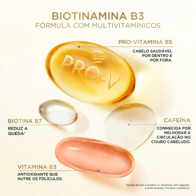 Tônico Capilar Antiqueda Pantene Pro-V Biotinamina B3 52ml