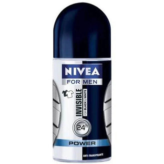 Desodorante Nivea Rollon invisible Black & White Power 50ml - Drogaria Poupa Centro