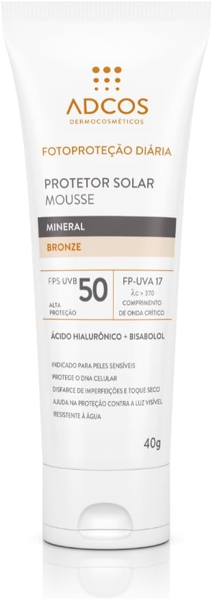 Protetor Facial ADCOS Fps 50 Nude Mineral 40G