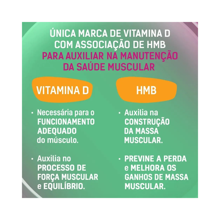 Addera + Muscular Vitamina D 2.000UI com HMB 30 Sachês VALIDADE 11/2026