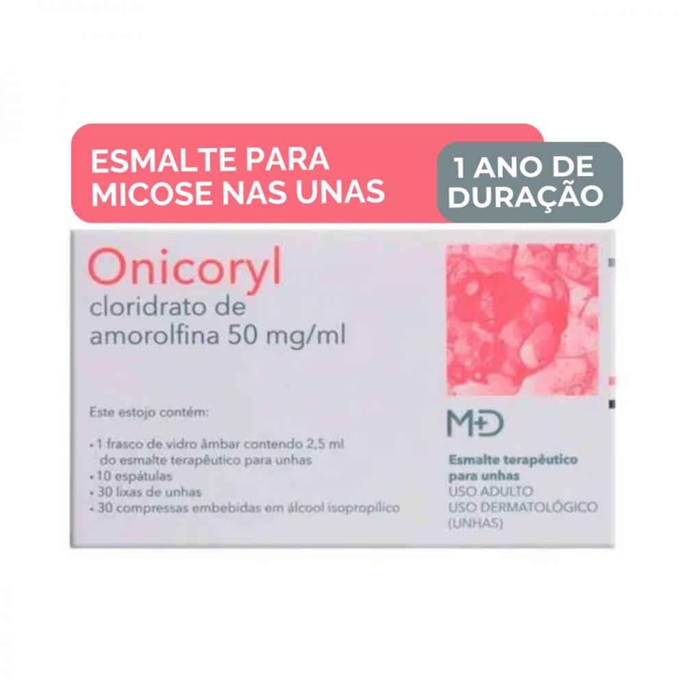 Esmalte Terapêutico Onicoryl 2,5ml - Drogaria Poupa Centro