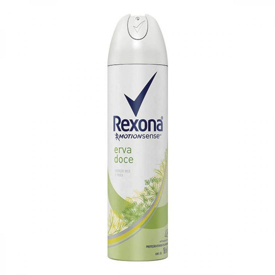 Desodorante Rexona Aerosol Erva Doce 150ml - Drogaria Poupa Centro