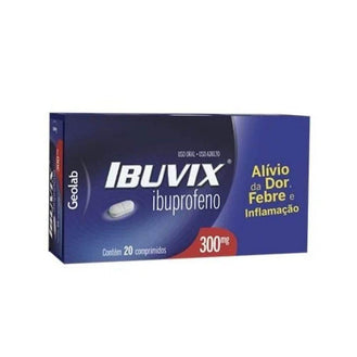 Ibuvix 300Mg - Com 20 Comprimidos - Drogaria Poupa Centro