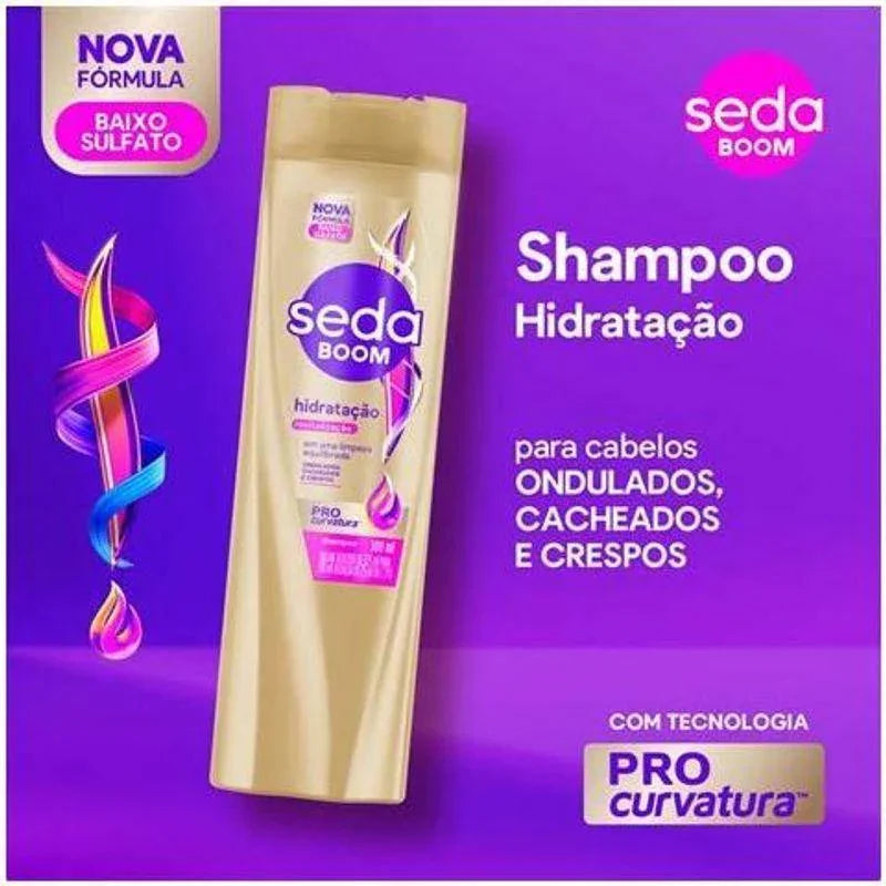 Shampoo Seda Boom Hidratação Pro-Curvatura - Drogaria Poupa Centro