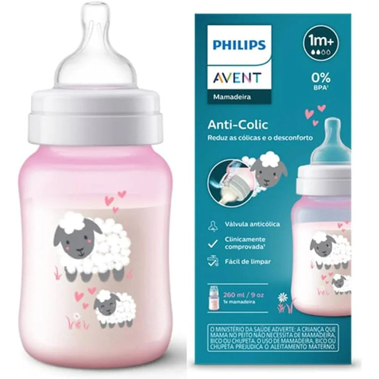 Mamadeira Avent 260ml Anticolica 3.0 Ovelha