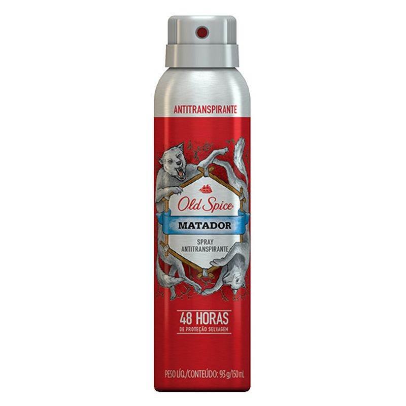 Desodorante Spray Antitranspirante Old Spice Matador 93g - Drogaria Poupa Centro