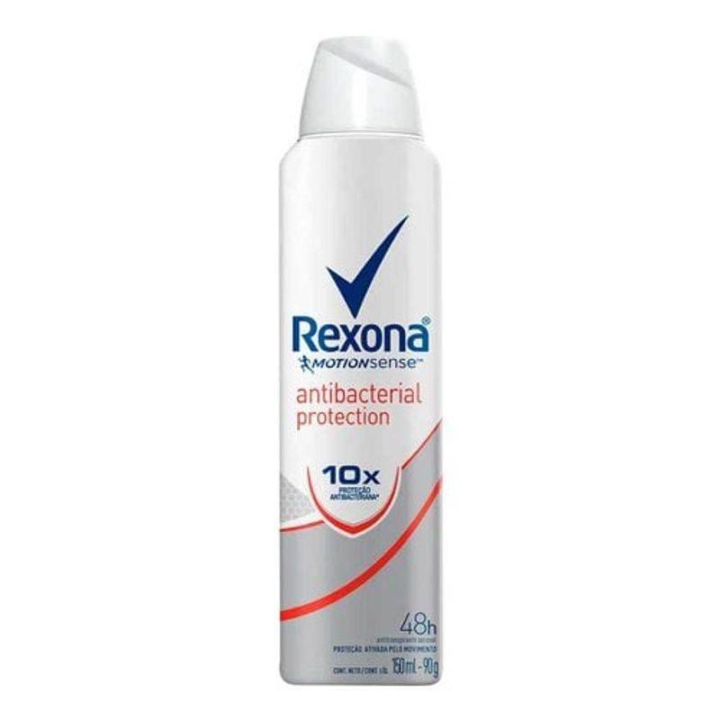 Desodorante Feminino Rexona Aero 72H 150ml Antibactirial Protection - Drogaria Poupa Centro
