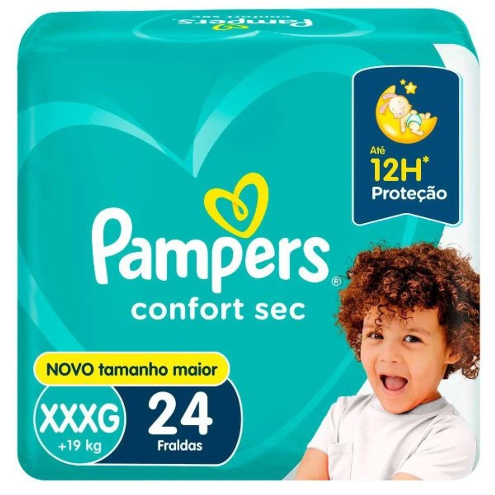 Fralda Pampers Confort Mega C24 XXXG - P&G