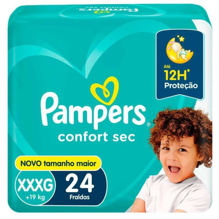 Fralda Pampers Confort Mega C24 XXXG - P&G
