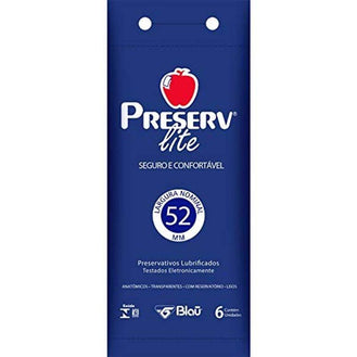 Preservativo Preserv Lite Com 6 Unidades - Drogaria Poupa Centro