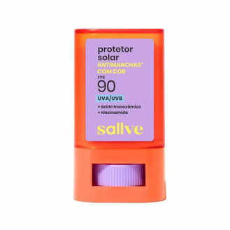 Protetor Solar Facial Bastão Sallve FPS 90 Antimanchas Cor 2 15g