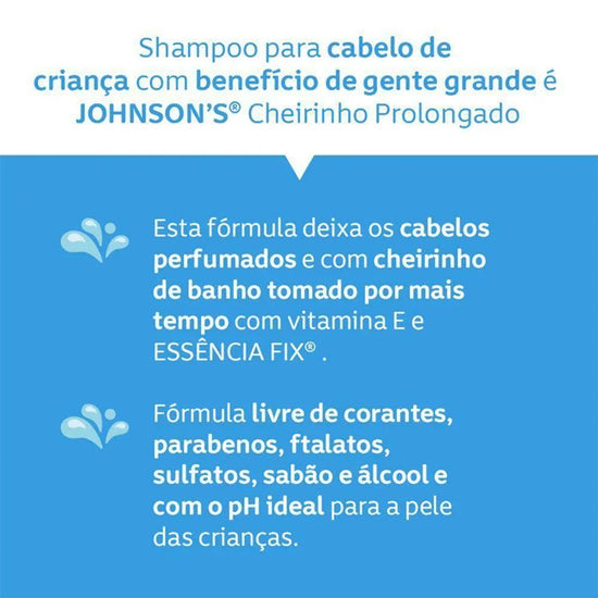Shampoo Johnson's Baby Cheirinho Prolongado 400ml - Drogaria Poupa Centro