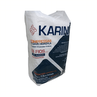 Compressa de Gaze C/500 9 Fios Karina - Drogaria Poupa Centro