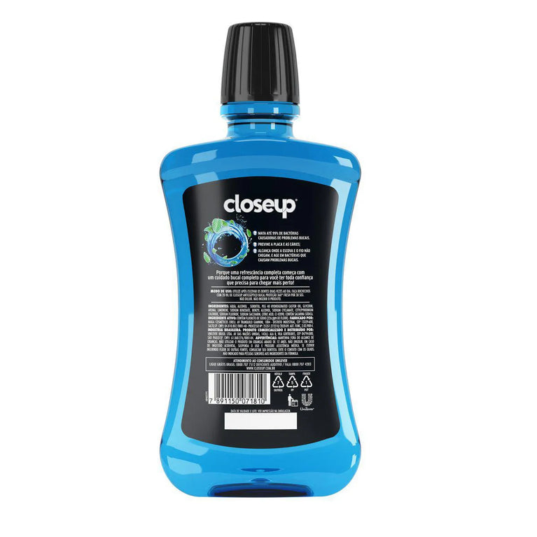 Enxaguante Bucal Closeup Ice Proteção 360° Fresh 500ml