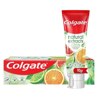 Creme Dental Colgate Natural Extracts Citrus 90g - Drogaria Poupa Centro