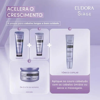 Eudora Siage Mascara Capilar Acelera Crescimento 250G